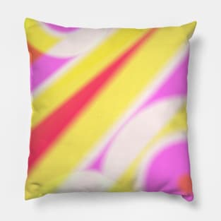 pink yellow texture gradient Pillow