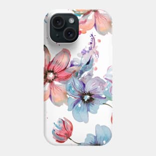 Watercolor-Floral Pattern Phone Case