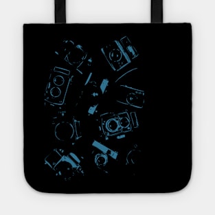 Abstract Vintage Cameras Tote