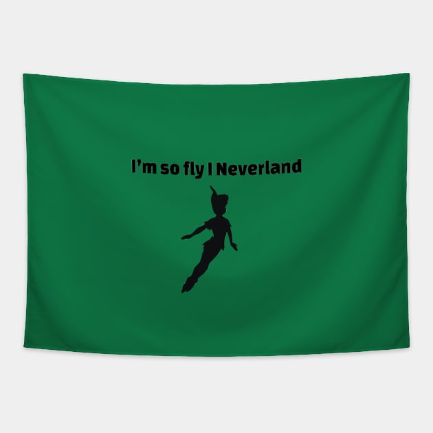 I’m So Fly I Never Land Tapestry by CatGirl101