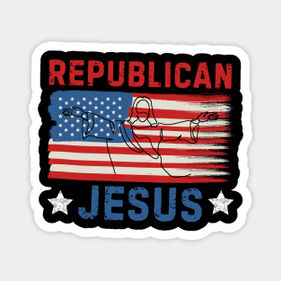 Republican-Jesus Magnet
