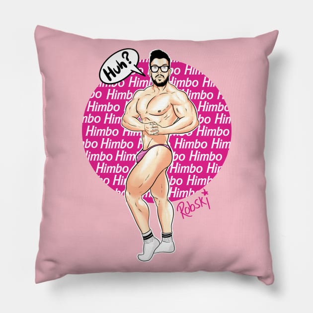 Himbo Chris - repeat Pillow by RobskiArt