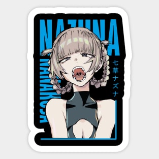 Call of the Night or Yofukashi no Uta Anime Characters Nazuna Nanakusa  Face without Eyes in Cool 4 Panels Pop Art Style Sticker for Sale by  Animangapoi