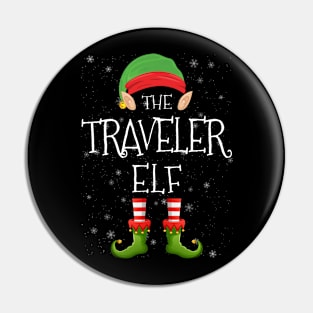 Traveler Elf Family Matching Christmas Group Funny Pajama Xmas Pin