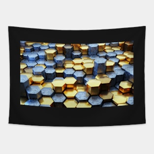 Background blocks abstract Tapestry