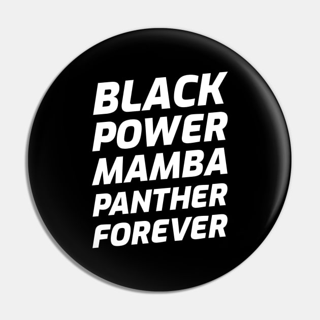 Black Power Forever Pin by Ferrazi