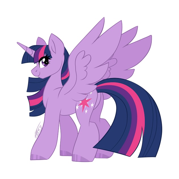 Bright Twilight Sparkle by Marie Oliver