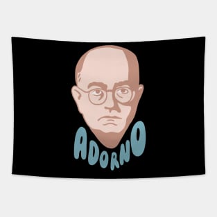 Theodor Adorno Face Tapestry