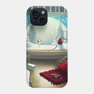 Have A Blessed Christmas Knitting Day Creative Crafter Warm Wishes Phone Case