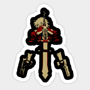 Dante - Devil May Cry - Fury Sticker for Sale by Splatter-arts