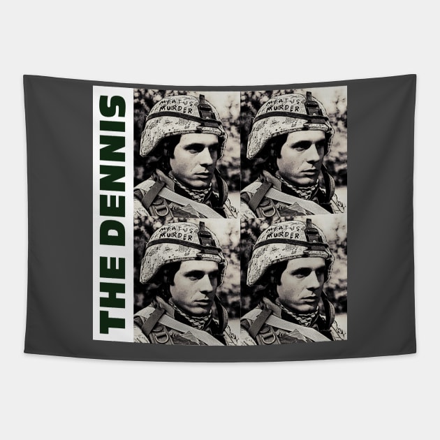 The Dennis (four square) Tapestry by Shit Post Hero