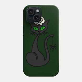 Black Cat Cartoon Phone Case