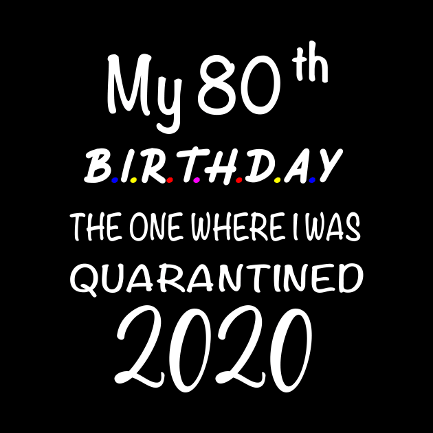 My 80th Birthday The One Where I Was Quarantined by designs4up