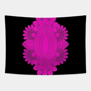 abstract doodle flower Tapestry