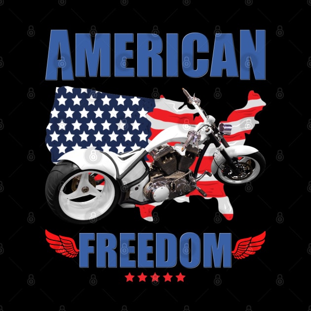 American Freedom, Motorcycle , Biker, Motorcycle Gift, Motor Bike, Motor Sport, Bike, Motorcycle Gift Idea, Motor Bike Gift Idea by DESIGN SPOTLIGHT