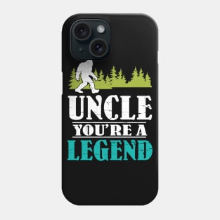 Uncle Bigfoot You're A Legend Happy Father Parent Summer Independence Summer Day Vintage Retro Phone Case