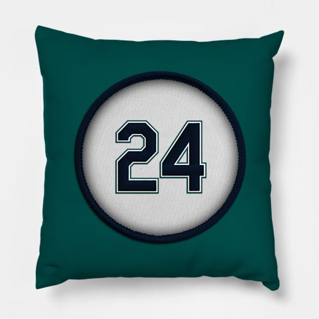 Junior 24 (alt version) Pillow by dSyndicate