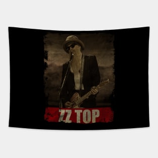 TEXTURE ART-ZZ Top - RETRO STYLE 2 Tapestry