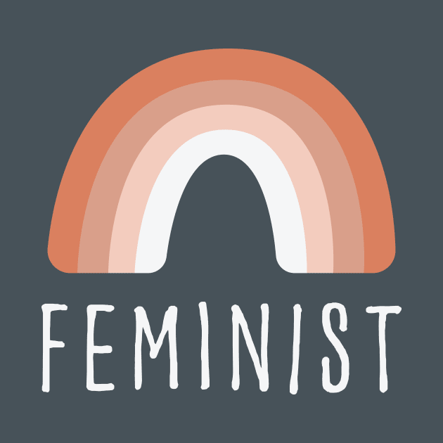 Feminist with Pink Rainbow by EmilyK