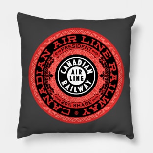 Canadian Air Line Railway (18XX Style) Pillow