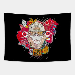 Hip Hop music monkey Tapestry