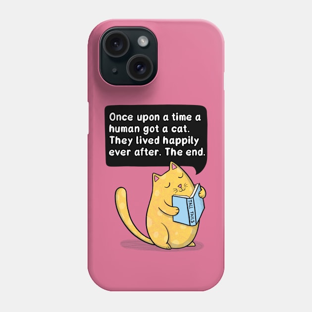 Cat Story Phone Case by Drawn to Cats