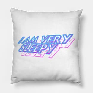 Sleepy| Tumblr Pillow