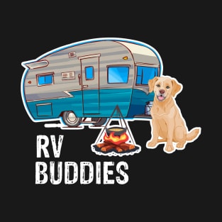 Labrador Dog Rv Buddies Pet Lovers Funny Camping Camper T-Shirt