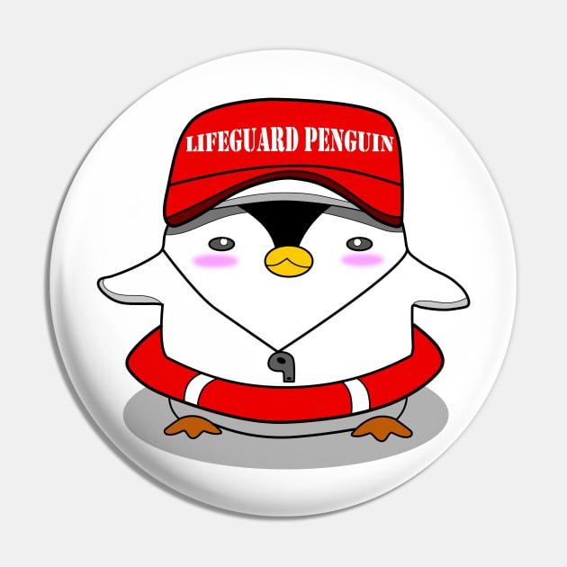 Lifeguard Penguin Pin by TCharm