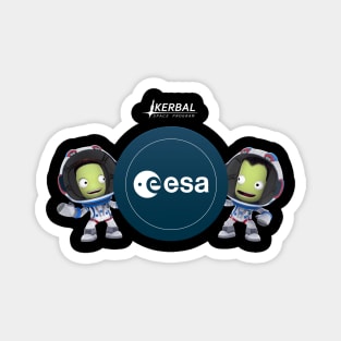 KERBAL WITH ESA LOGO Magnet