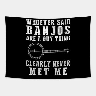 Whoever said banjo are a guy thing clearly never met me Tapestry