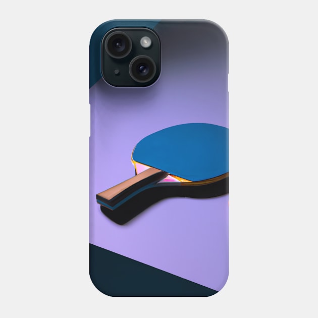 Table Tennis Racket Phone Case by maxcode