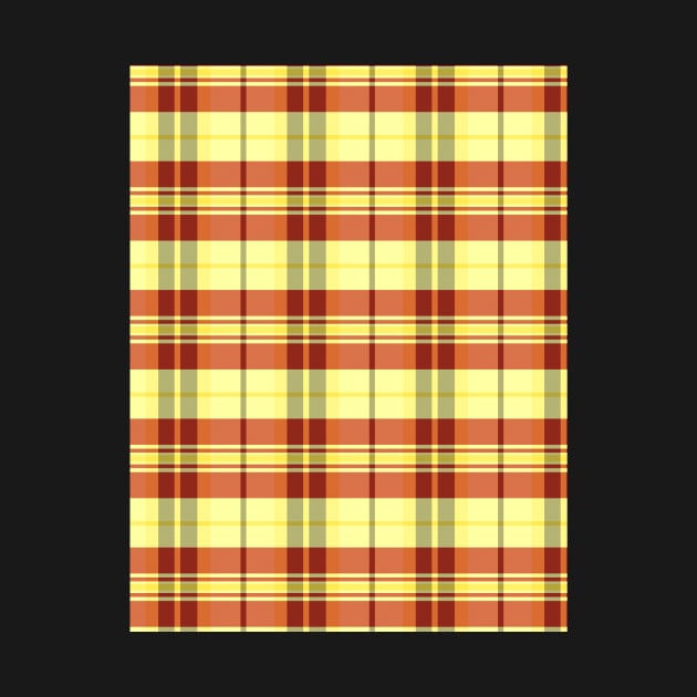 Sunset and Sunrise Aesthetic Arable 1 Hand Drawn Textured Plaid Pattern by GenAumonier