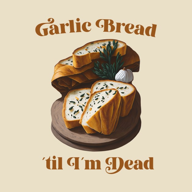 Garlic Bread ´til I´m dead by Kingrocker Clothing