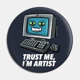 AI Artist Pin