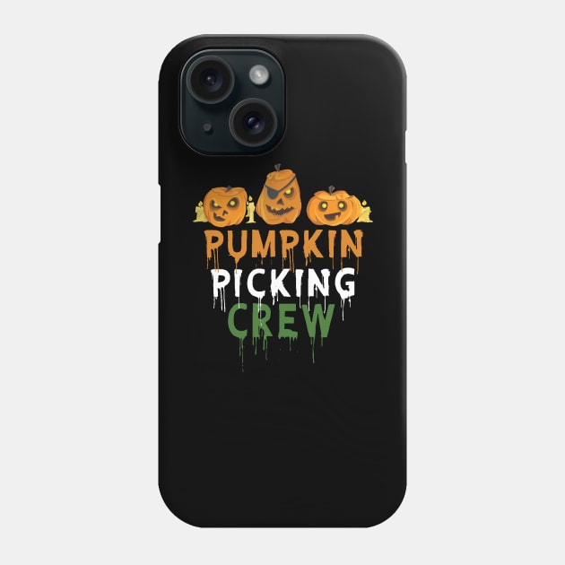 pumpkin picking crew Phone Case by BuzzTeeStore