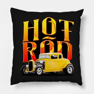 Auto Series Lemon Hot Rod Pillow