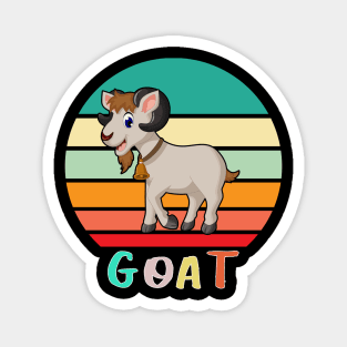 Vintage Retro Goat Magnet