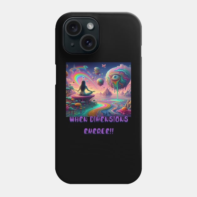 Dimensions emerge Phone Case by Out of the world