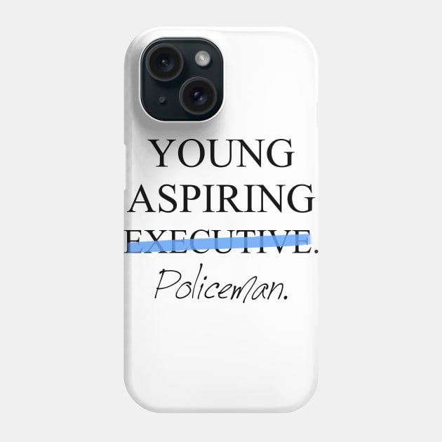 Young Aspiring Policeman Phone Case by Pixhunter