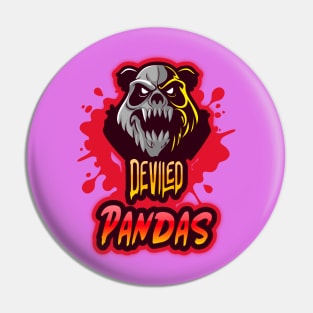 Deviled Pandas Gaming Design T-shirt Coffee Mug Apparel Notebook Sticker Gift Mobile Cover Pin