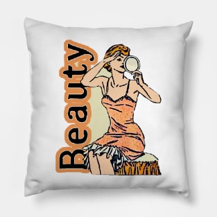 female vanity Pillow