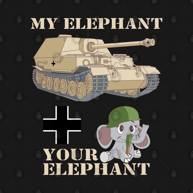 Elefant WWII Tank Destroyer Funny Elephant Meme by Battlefields