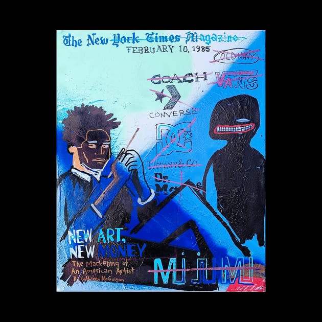 BASQUIAT NEW YORK TIMES COVER by Basquiat