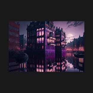 Cyberpunk City Amsterdam T-Shirt