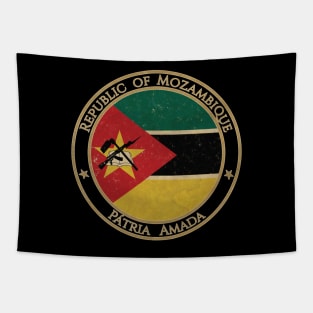 Vintage Republic of Mozambique Africa African Flag Tapestry