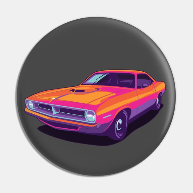 1970 Plymouth Barracuda Pin by candcretro