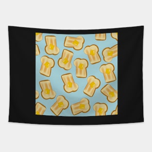 Toast-breakfast-blue Tapestry