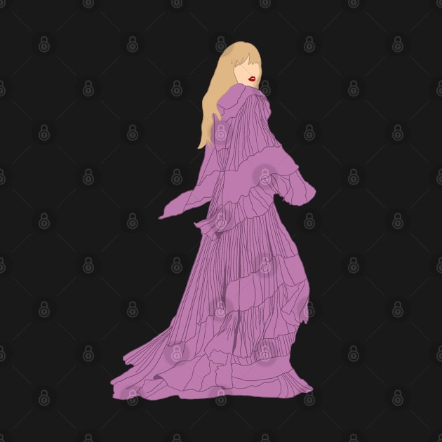 Eras Folklore Purple Dress by NahNahHeyJudy