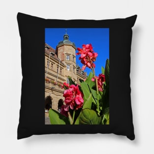 Flowers in Rothenburg od Tauber Pillow